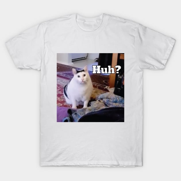 Huh Cat Meme T-Shirt by LaroyaloTees